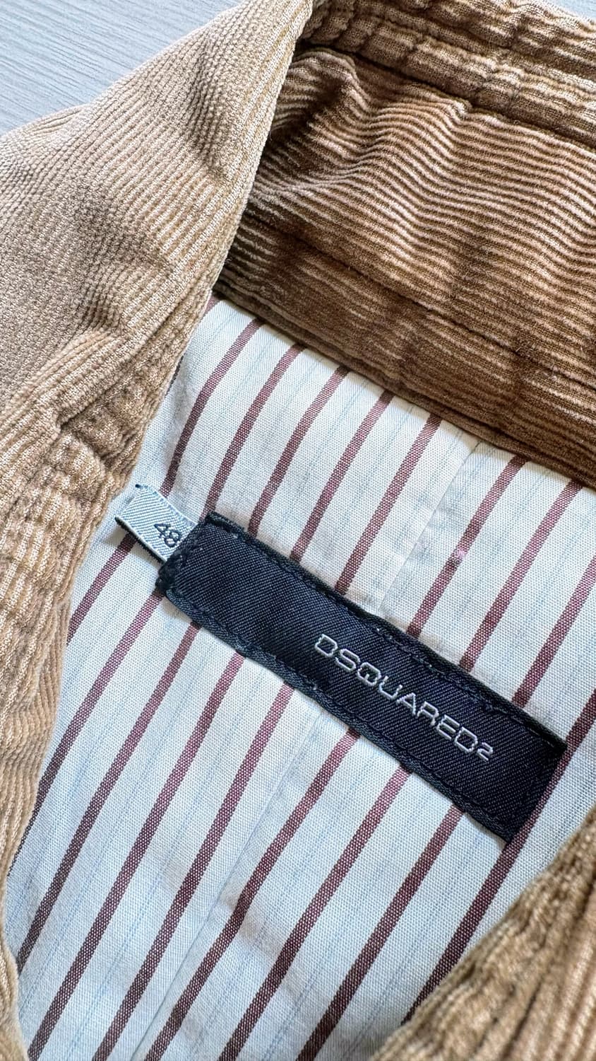 디스퀘어드2 코듀로이 셔츠 자켓-eu48 상품이미지3