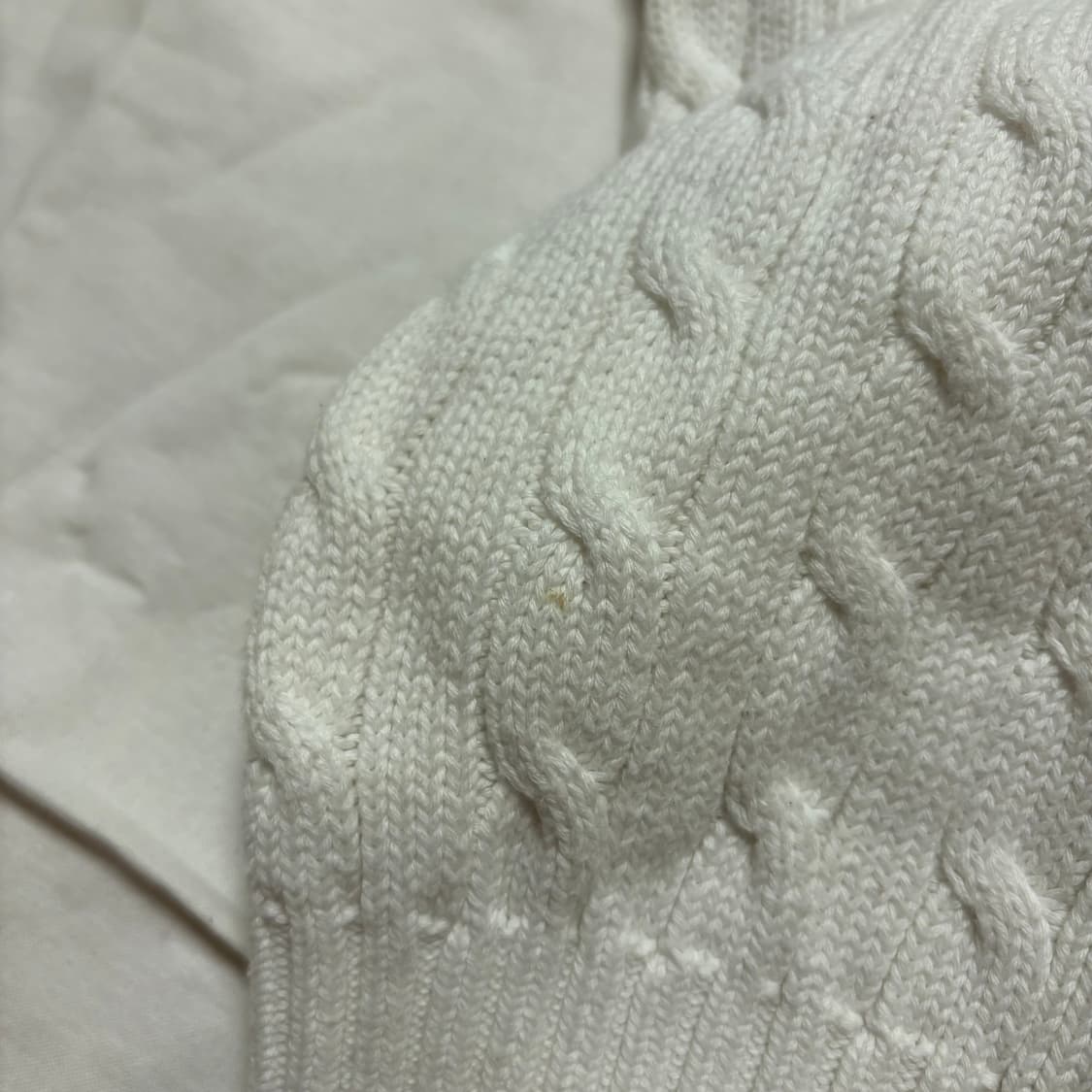 폴로 꽈배기 니트 핀터깔 xs 상품이미지3