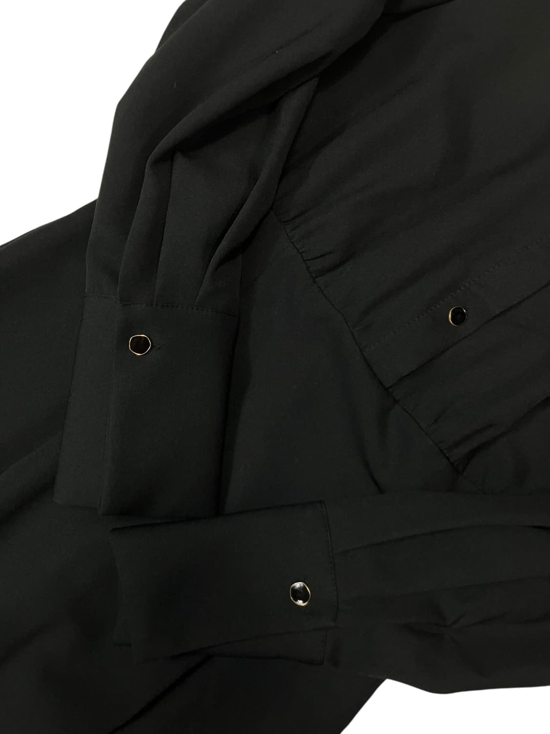 ZARA 자라 블랙 오피스 룩 롱 원피스 XS 상품이미지8