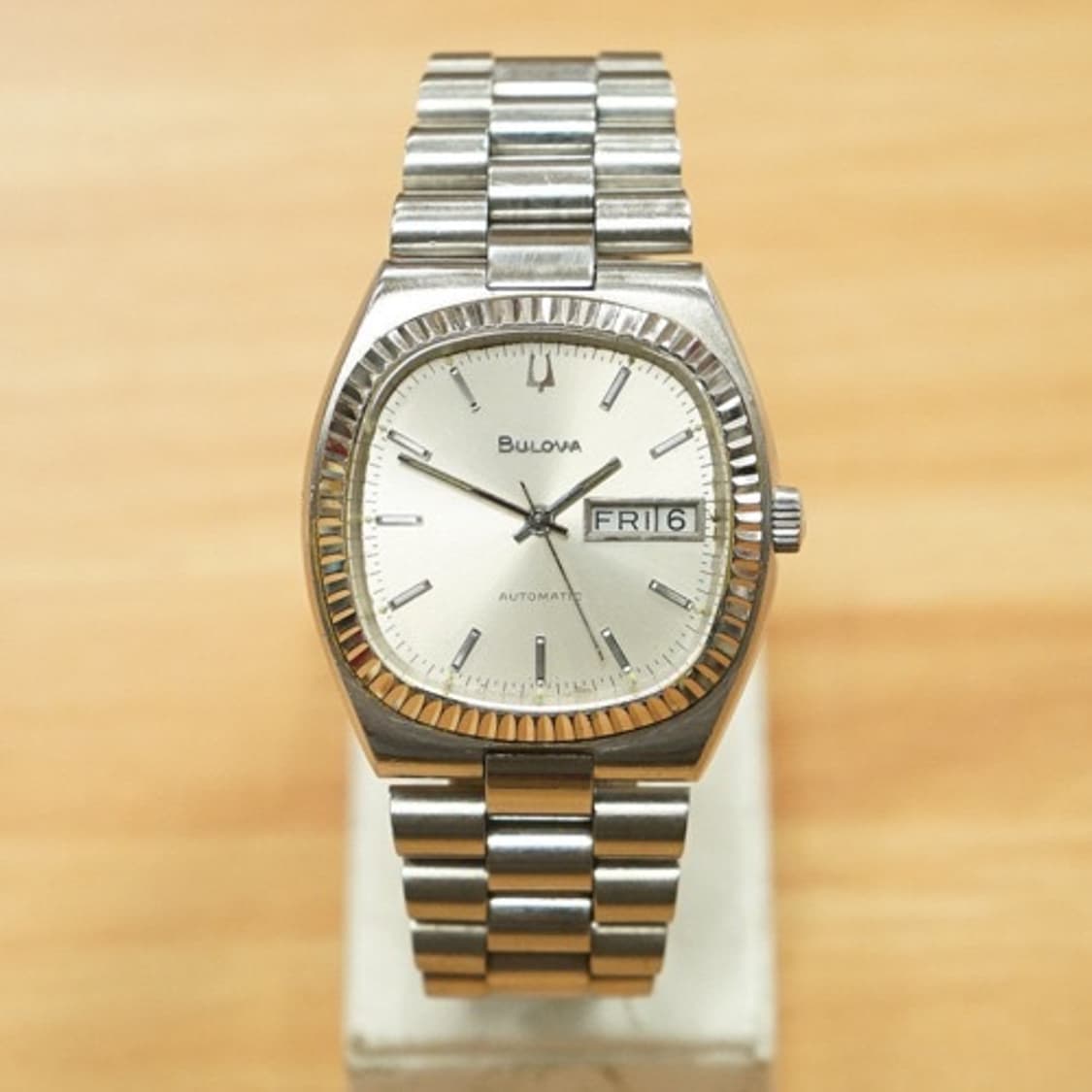 80s 부로바 tv형 롤렉스 프레임 오토매틱 시계 상품이미지1