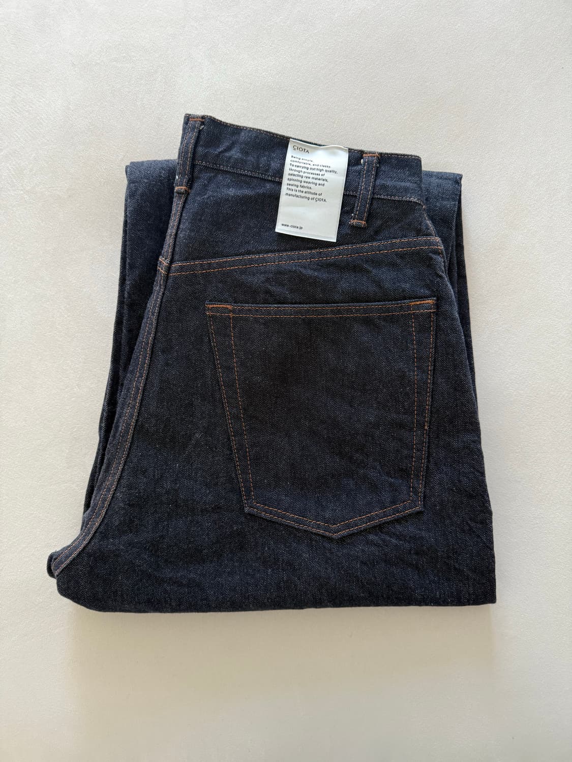 시오타 리지드 데님 배기 34 상품이미지3
