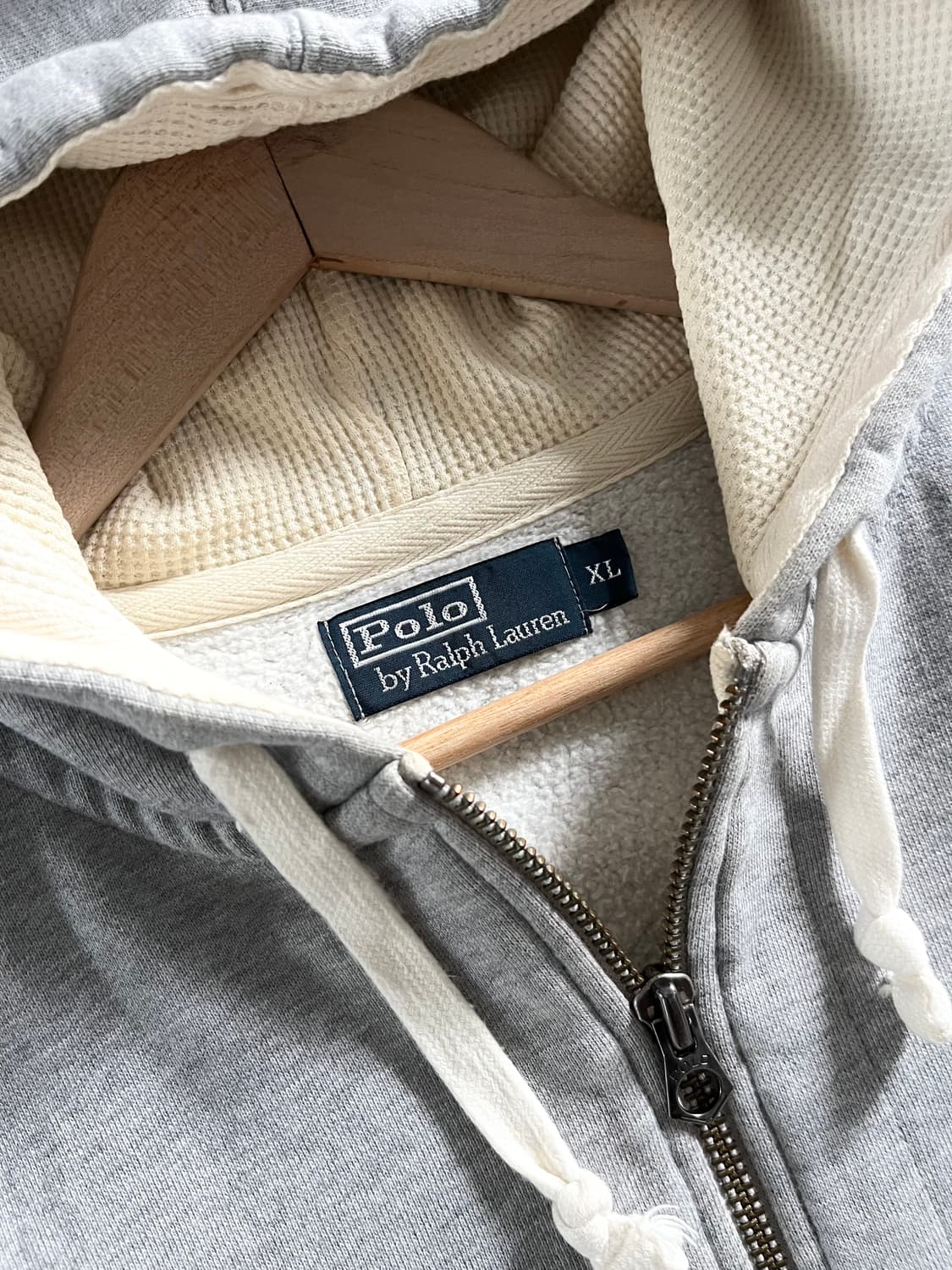 Polo 폴로 랄프로렌 그레이 써멀 후드집업 상품이미지5