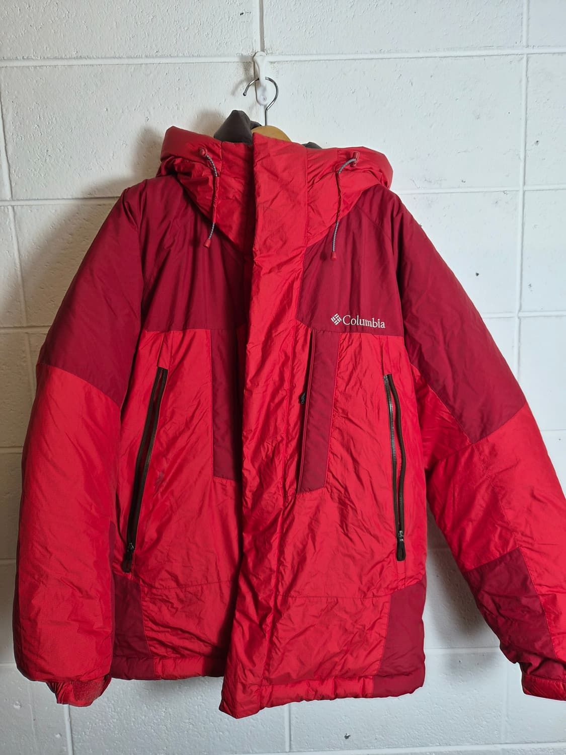 M/100) 컬럼비아 히말라야급 헝가리 구스다운 패딩 팝니다 상품이미지1