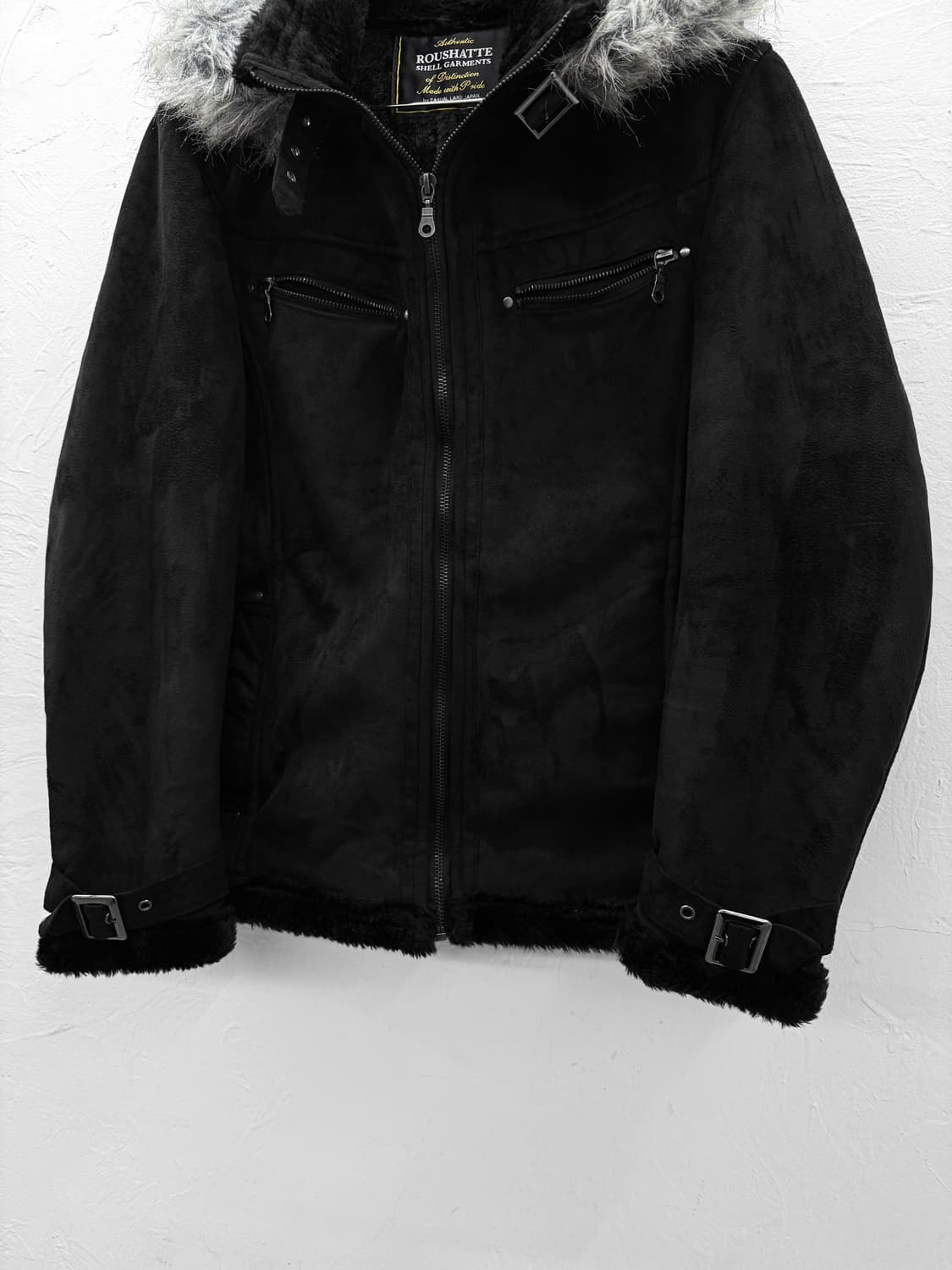 roushatte 스웨이드 퍼 무스탕 상품이미지3