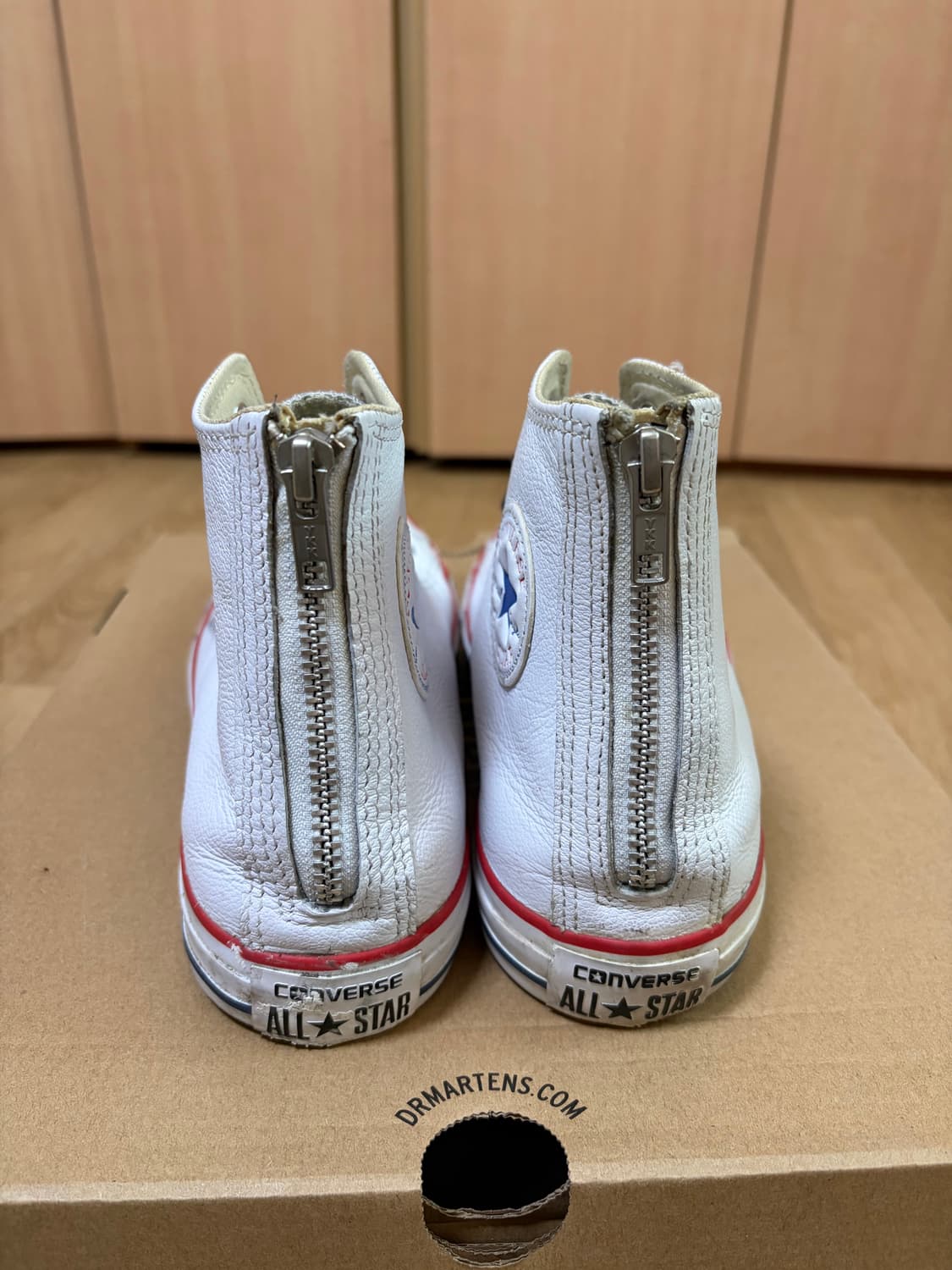 레더 화이트 지퍼 컨버스 270 상품이미지6