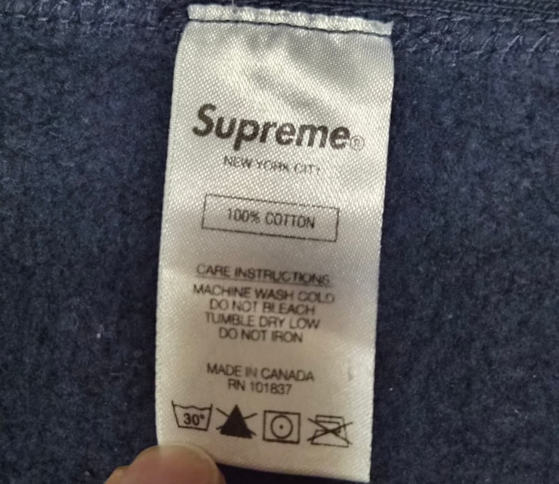 (정품) 슈프림 S로고 후드티 M사이즈 명품 남자 맨투맨 후드집업 상품이미지5
