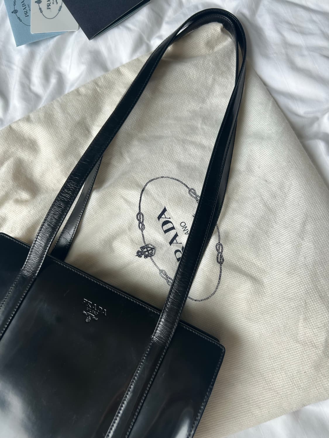 프라다 블랙 숄더백 상품이미지6