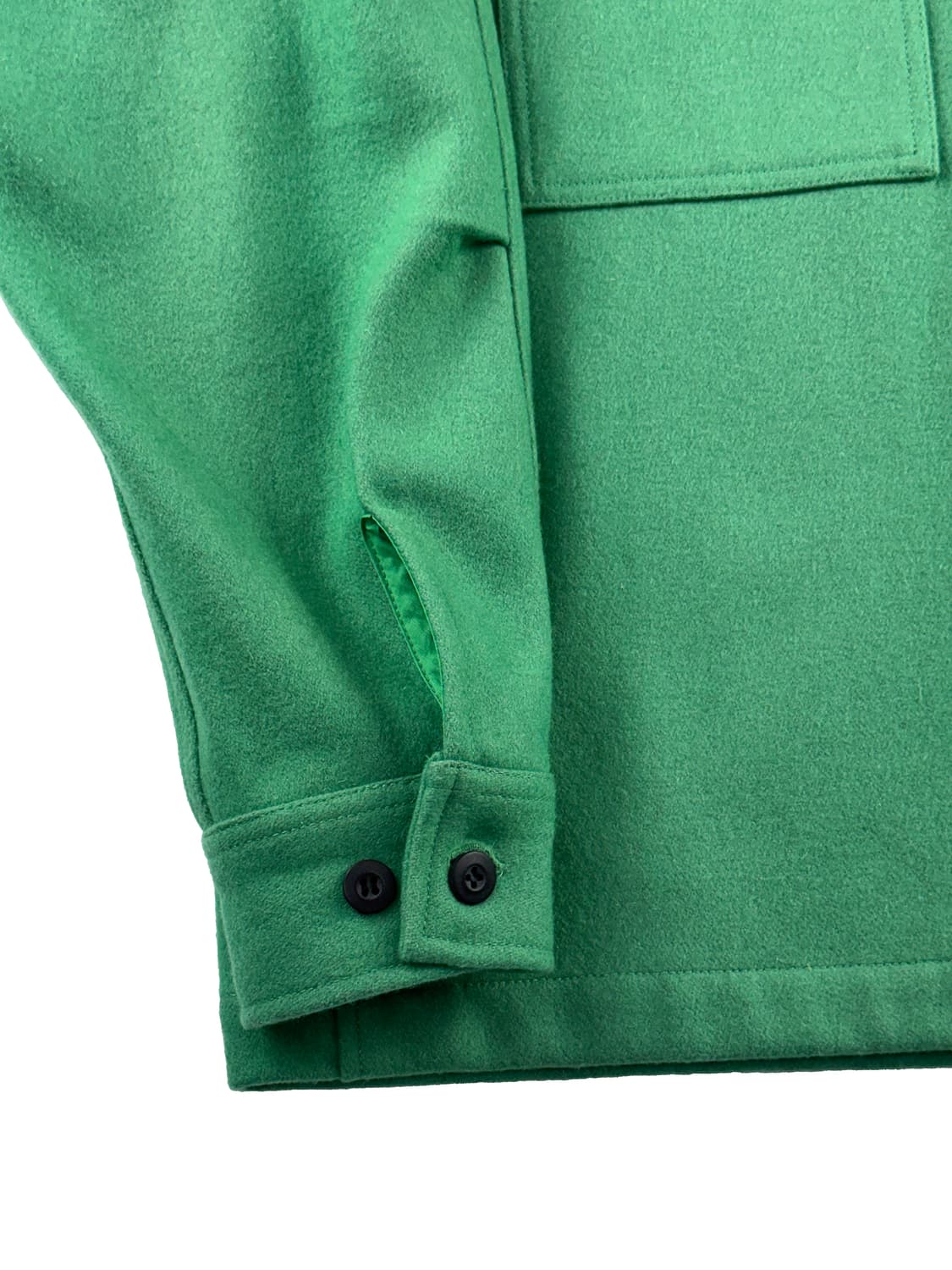 팔라스 울 셔츠 자켓 스위트 피 그린 상품이미지3