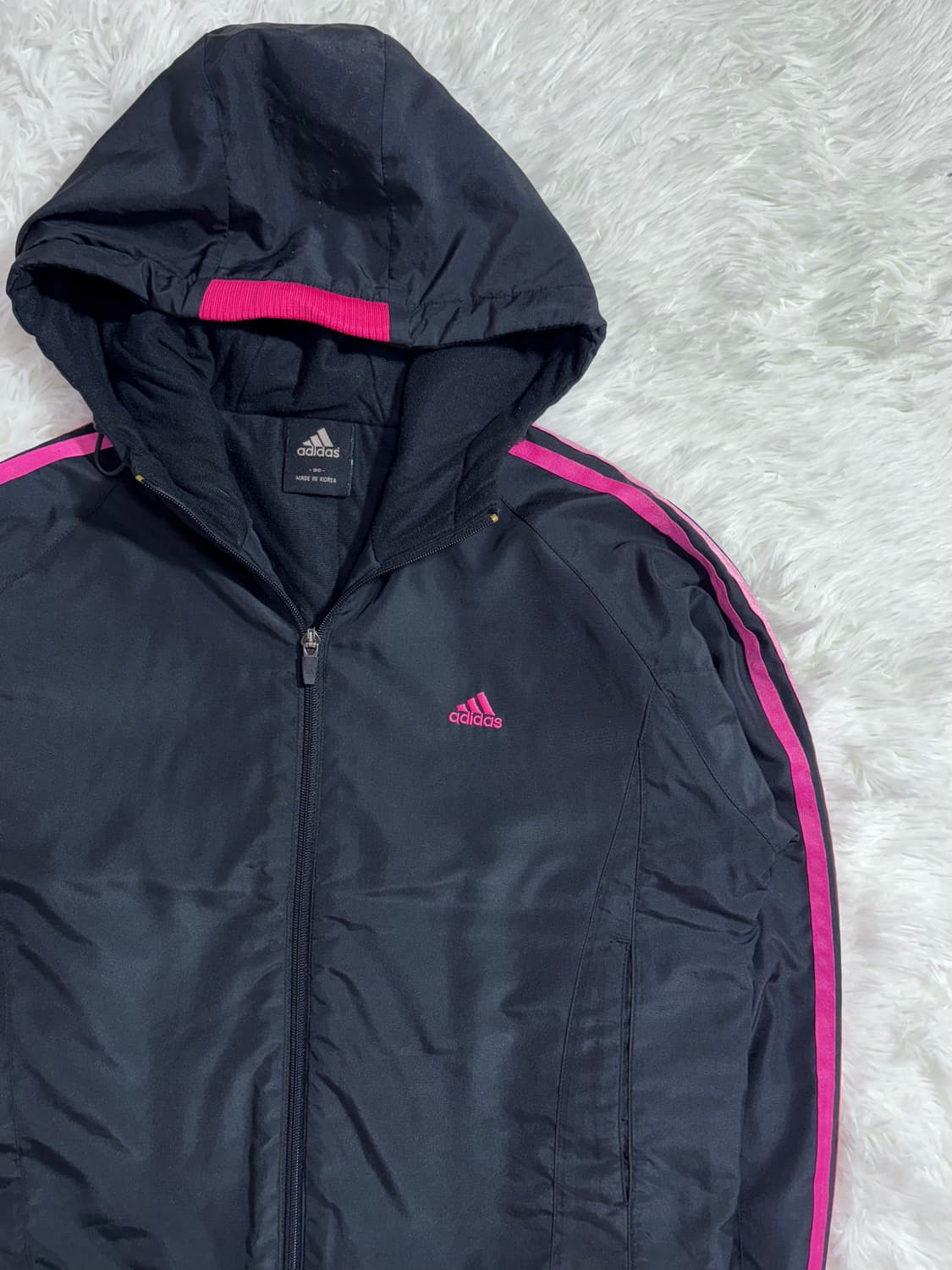 아디다스 핑크 삼선 점퍼  상품이미지5