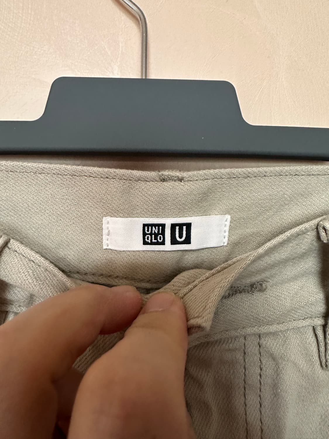 29) 유니클로 U 와이드핏 컬러진 - 내추럴 상품이미지4