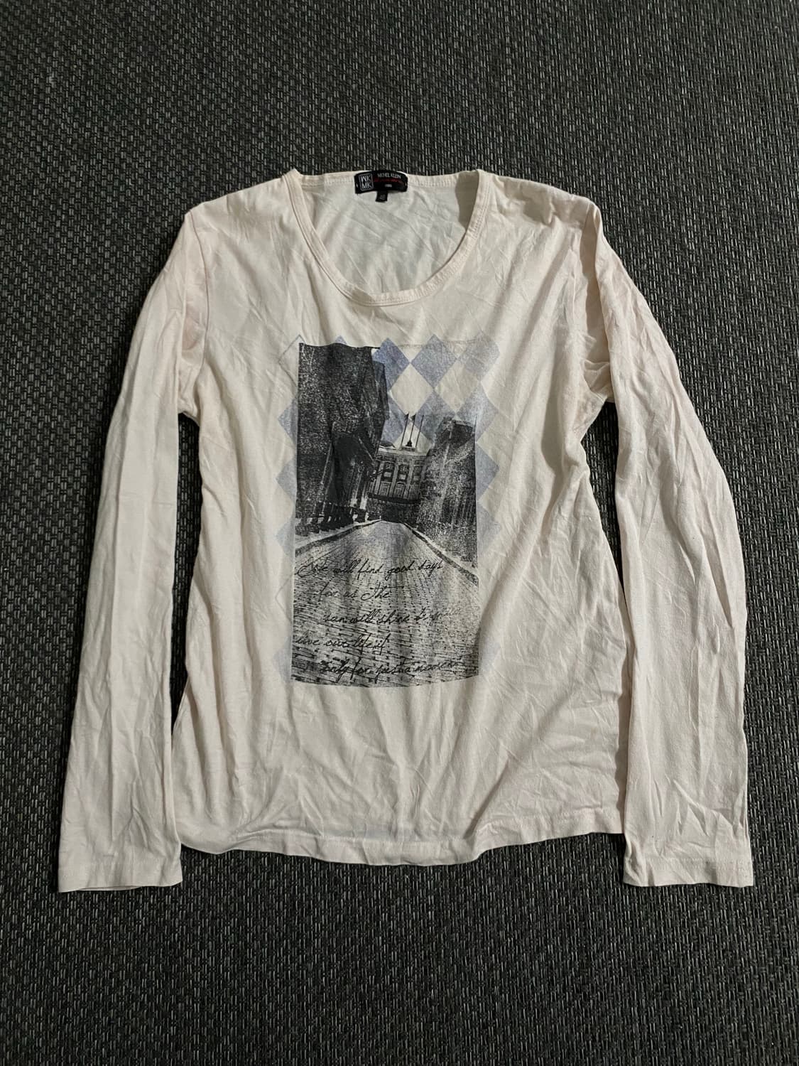 [MICHEL KLEIN] Y2K Print Pink Sleeve 상품이미지4