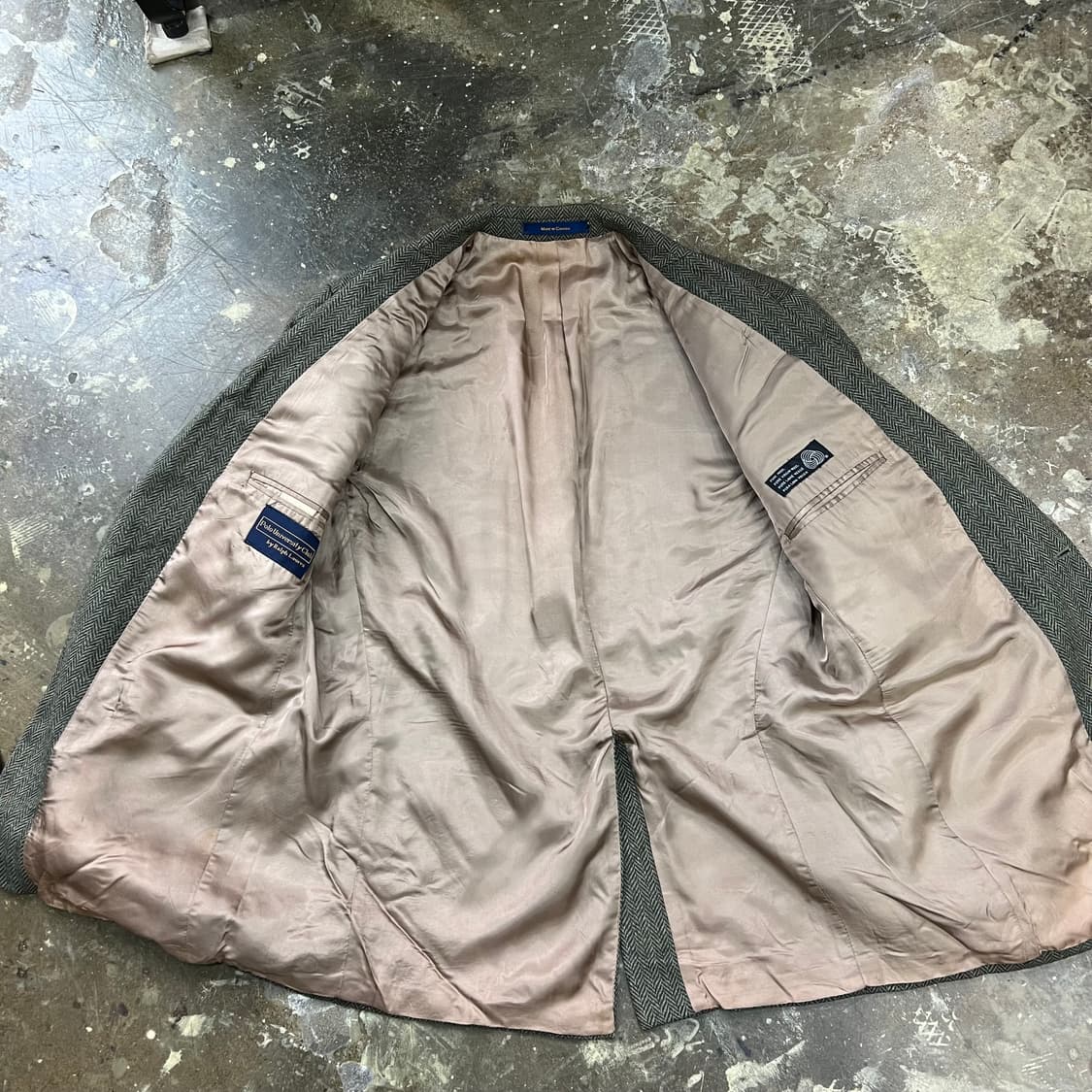 50) 폴로 랄프로렌 빈티지 트위드자켓 마이 메이드인 캐나다 상품이미지4