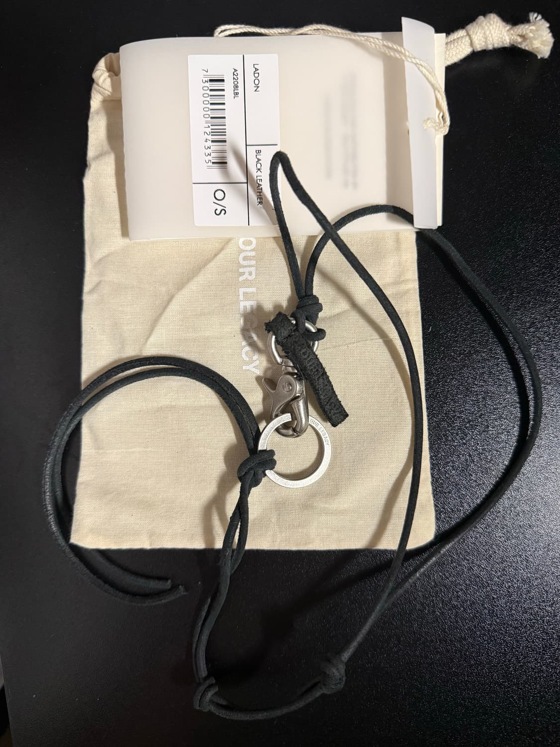 아워레가시 라돈 레더 키체인 목걸이 상품이미지1