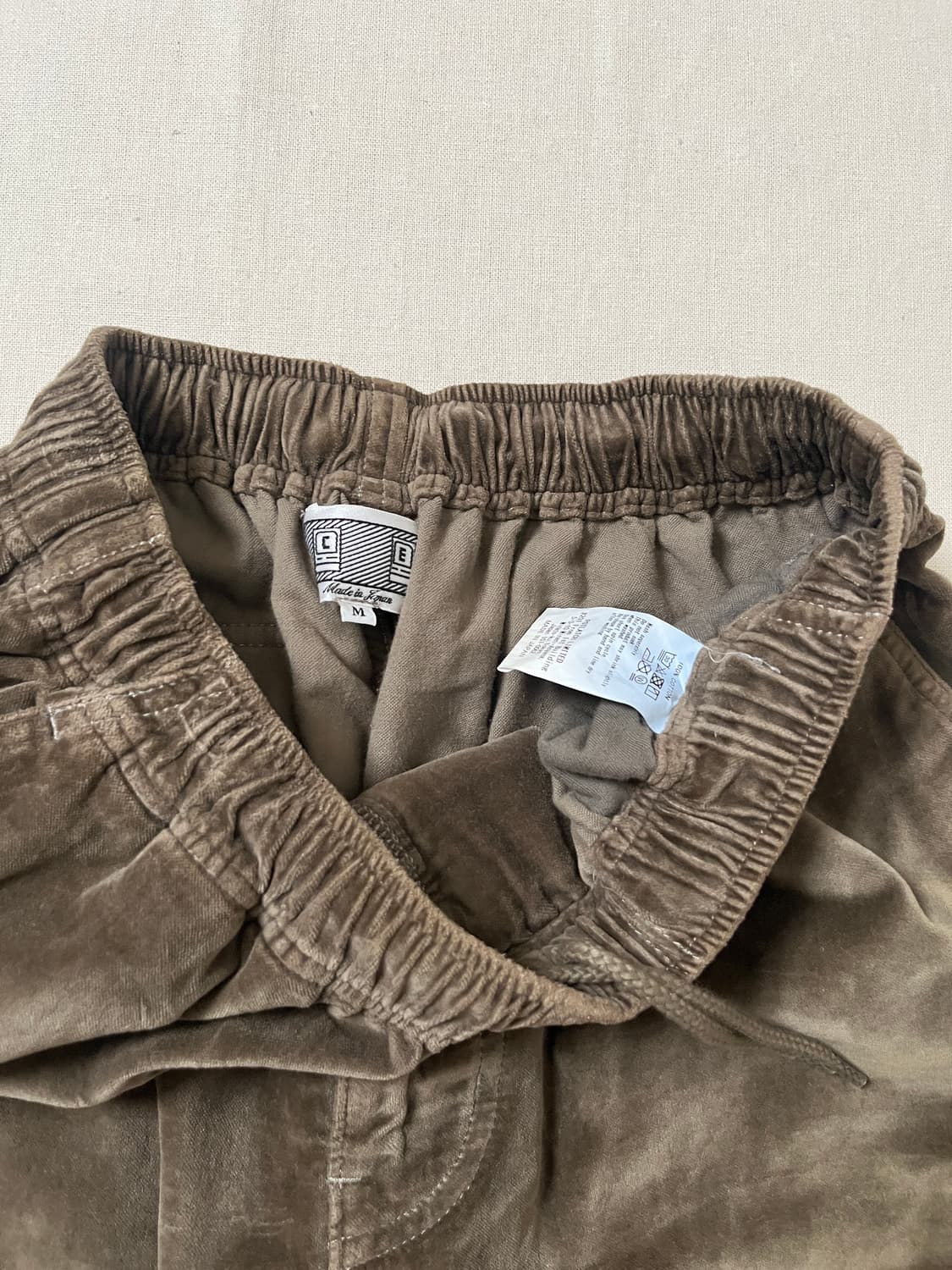 카브엠트 벨루어 트랙팬츠 cav empt 벨벳 이지팬츠 상품이미지7