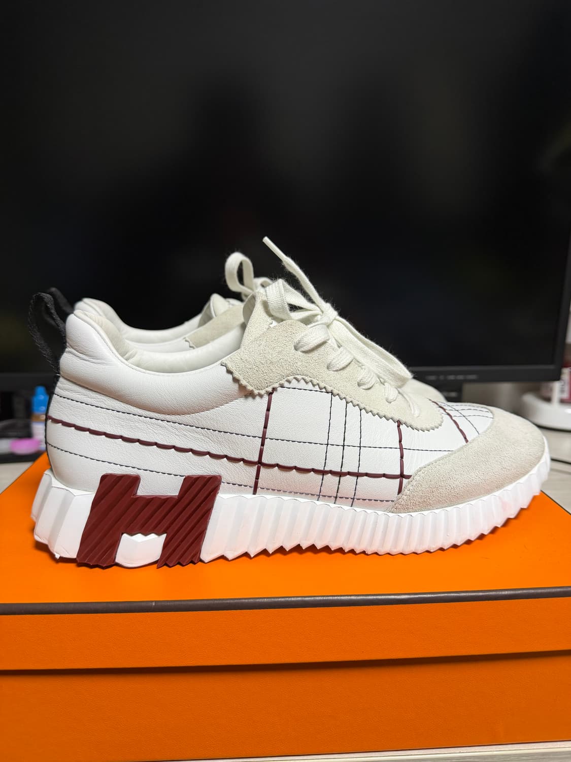 [41.5] 에르메스 바운싱 스니커즈 상품이미지3