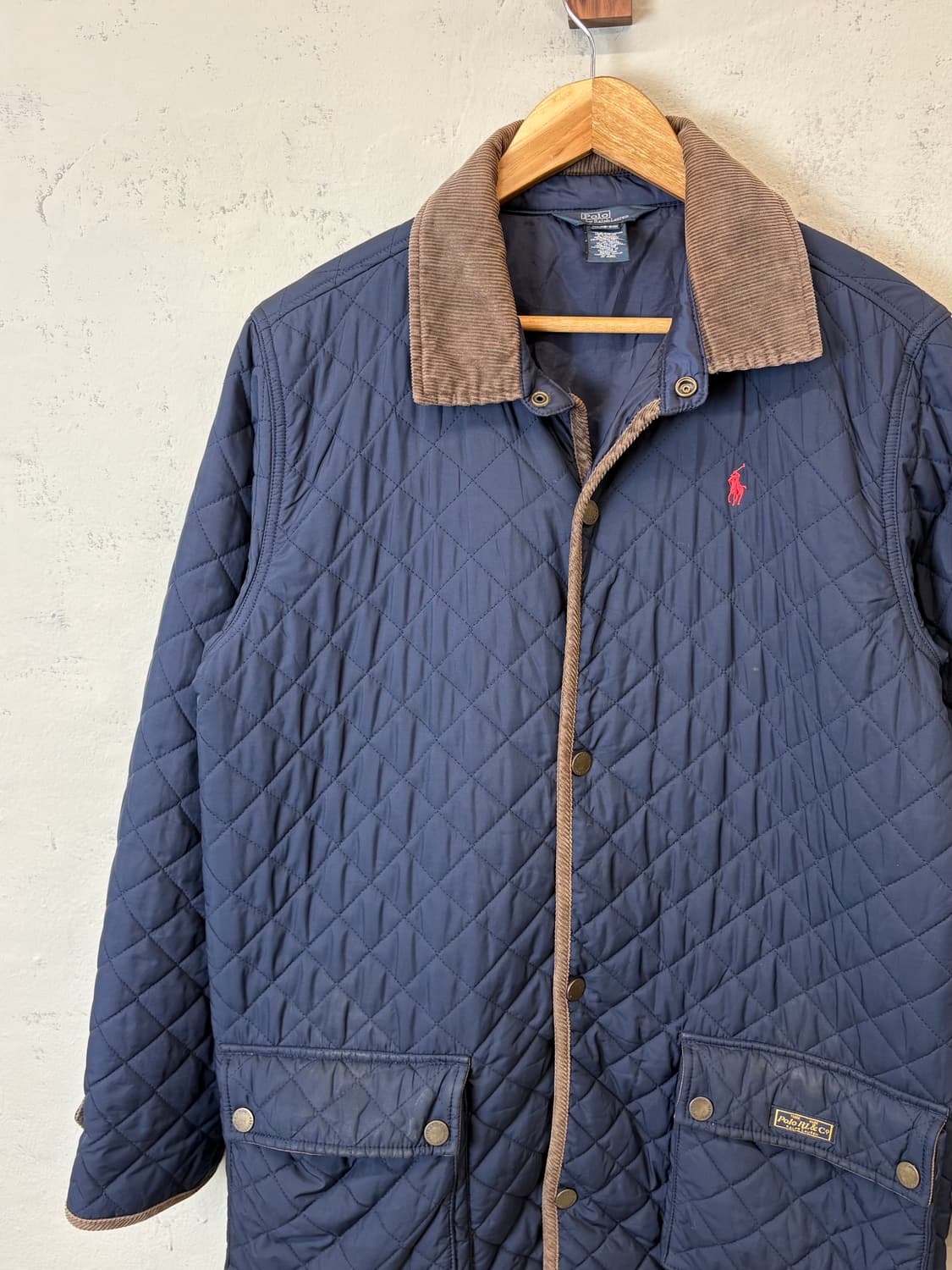 폴로랄프로렌 보이즈 네이비 퀼팅 자켓 상품이미지5