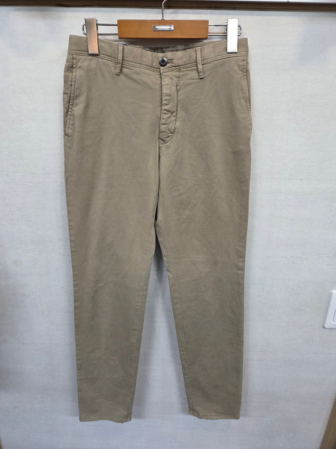 헤지스 여성 코튼 베이지 팬츠 74 허리 27 상품이미지1