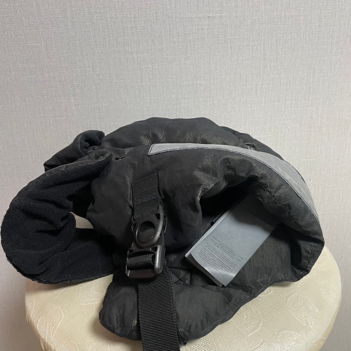 [L]스톤아일랜드 블랙 패딩 트루퍼햇 상품이미지4