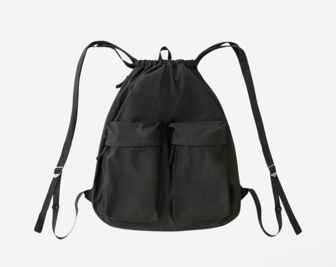 폴리테루 투포켓 드로우 백 브라운 백팩 가방 상품이미지1