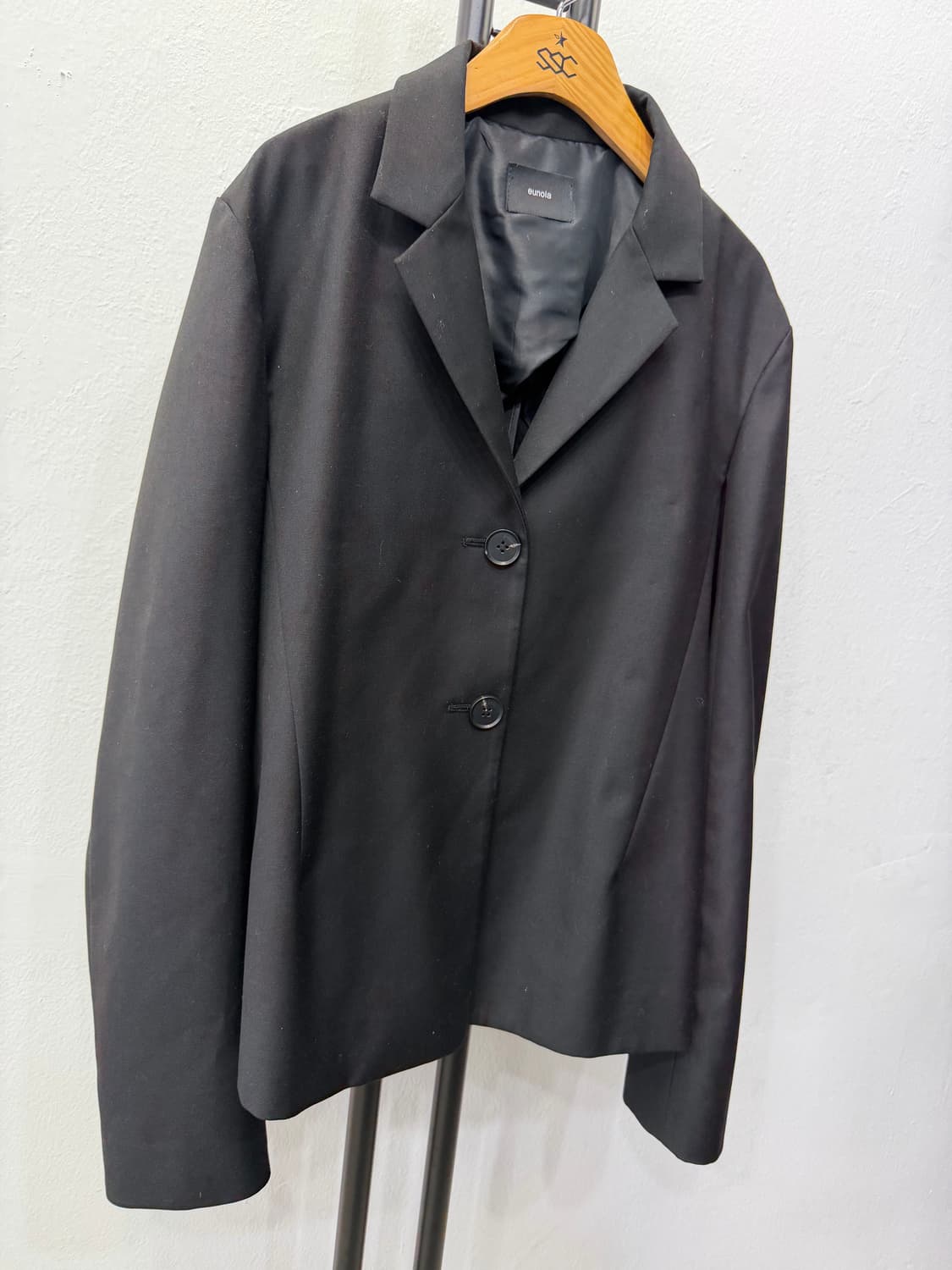 매장판정품) eunoia 유노이아 블랙 블레이저 자켓 F 상품이미지2