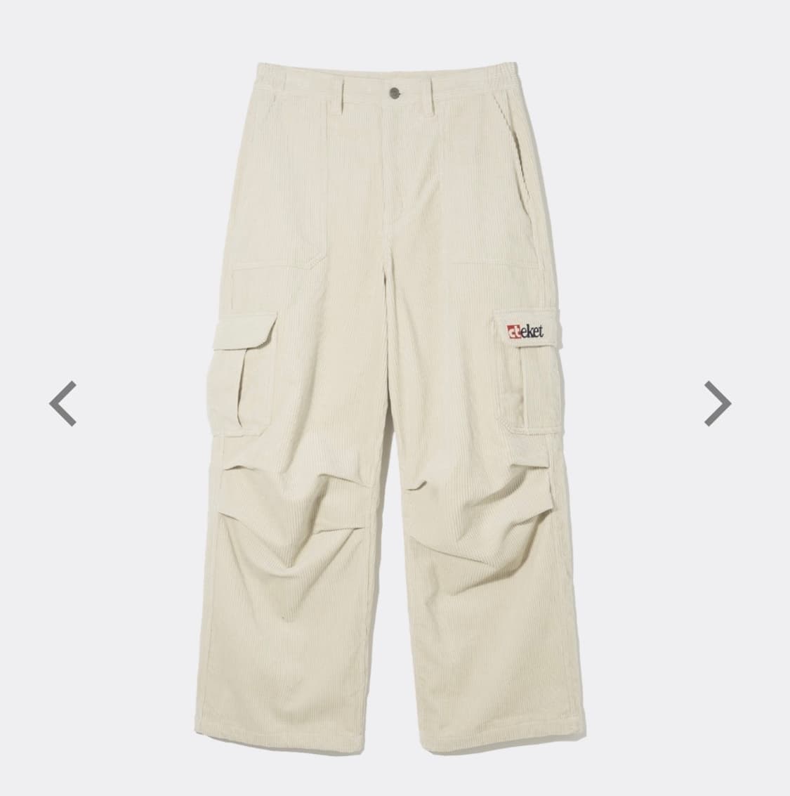테켓 코듀로이 카고 팬츠 M 상품이미지1