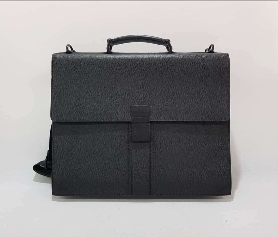 버버리 레더 블랙 브리프케이스 상품이미지2