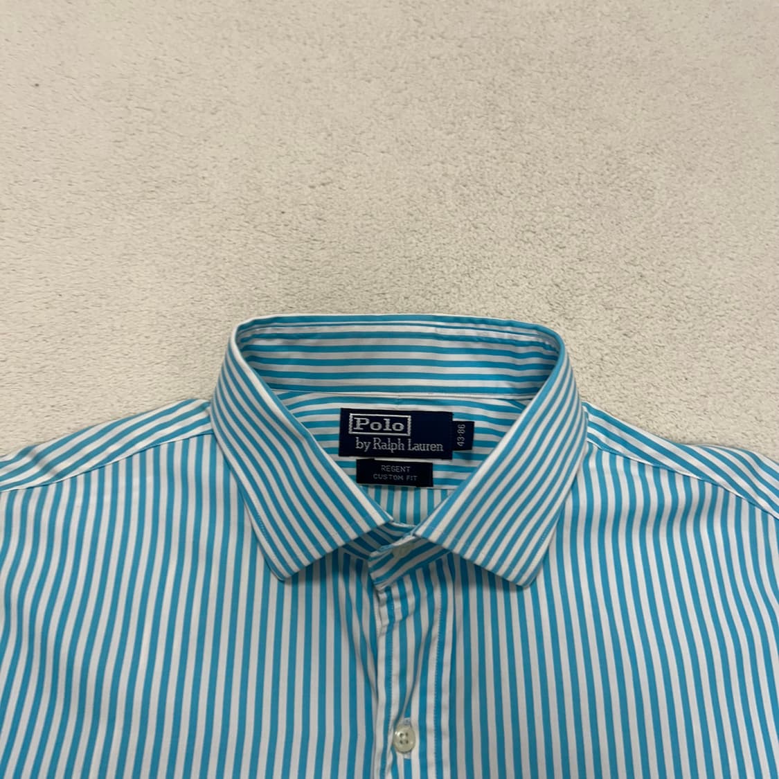 Polo sky blue stripe shirt 상품이미지6