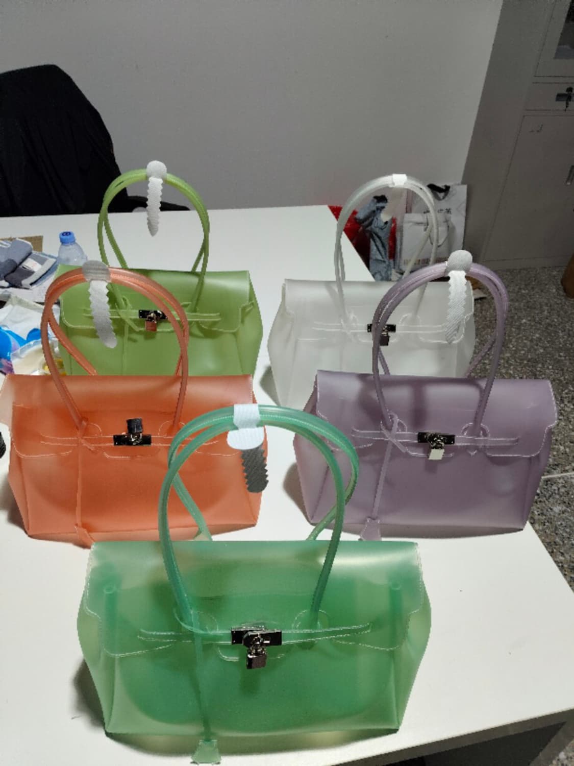 젤리벌킨백 젤리버킨백 젤리 키키 버킨백 실리콘 숄더백 상품이미지6