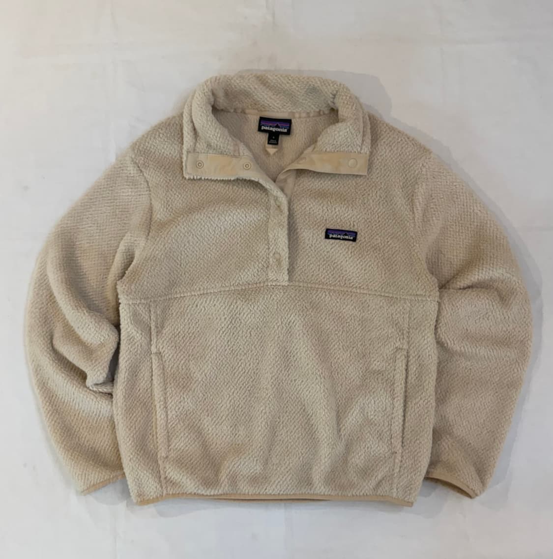 파타고니아 리툴 신칠라 풀오버 플리스 아이보리 상품이미지1