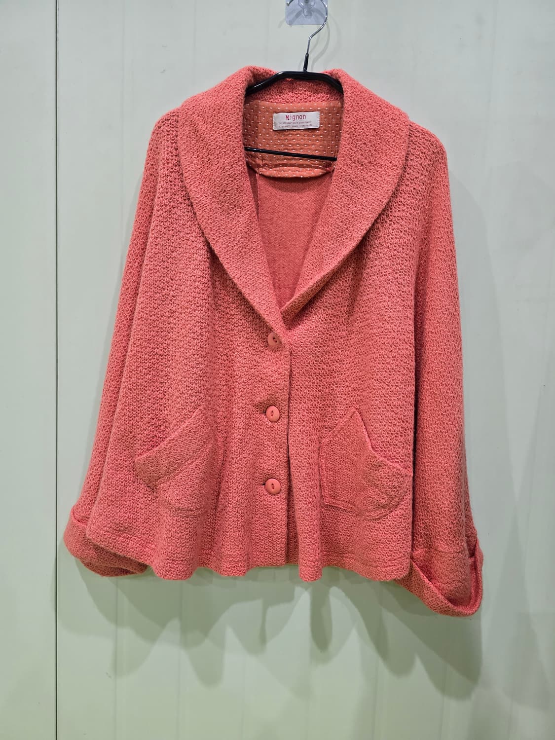 Mignon 코랄 자켓 M-L 일본 빈티지 상품이미지10