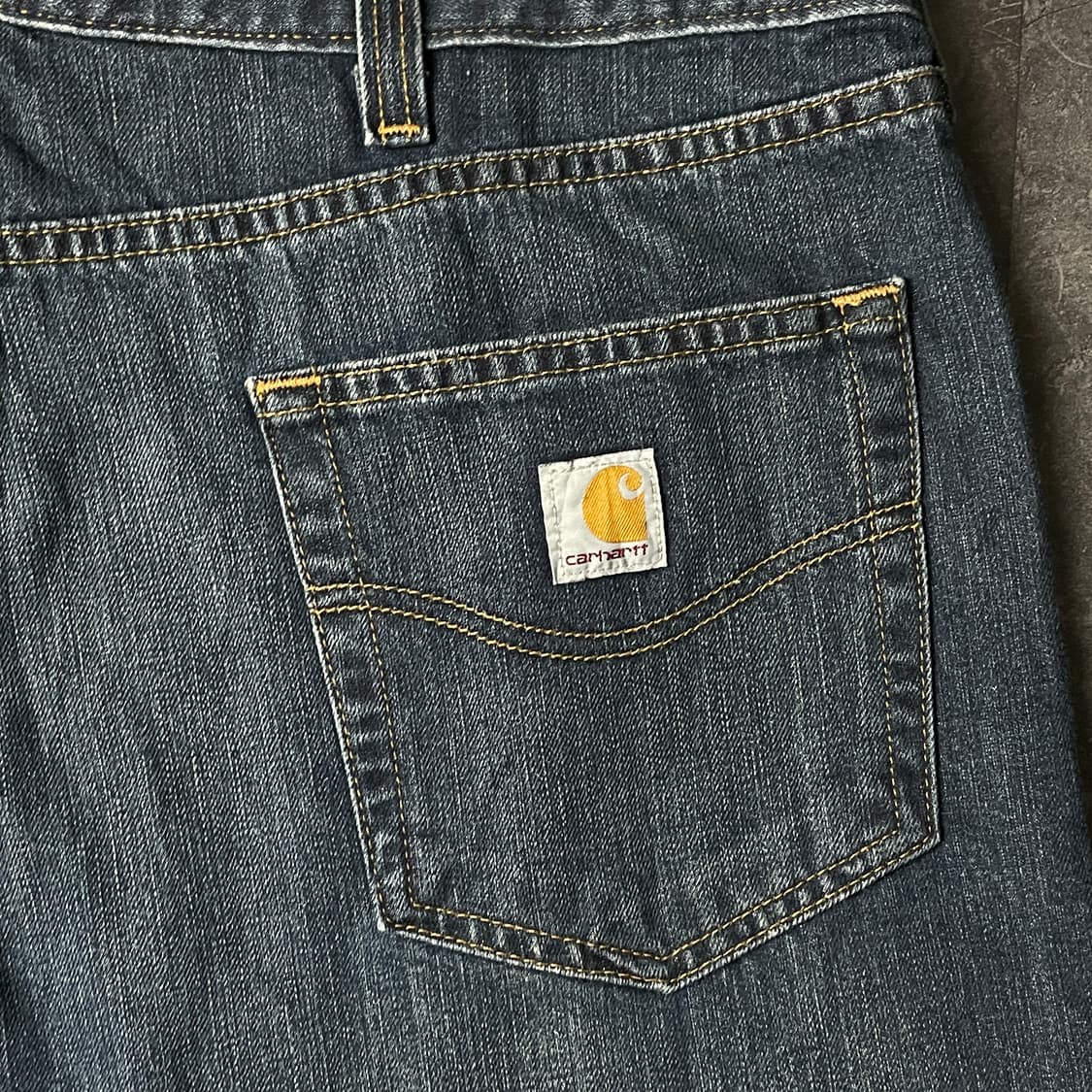 CARHARTT 칼하트 빈티지 데님 워크 팬츠 A00904 상품이미지8