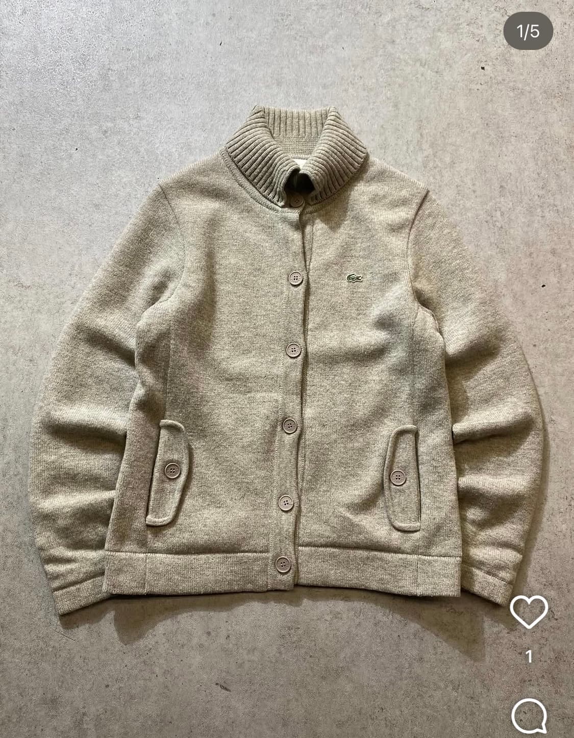 라코스테 니트 가디건 상품이미지1