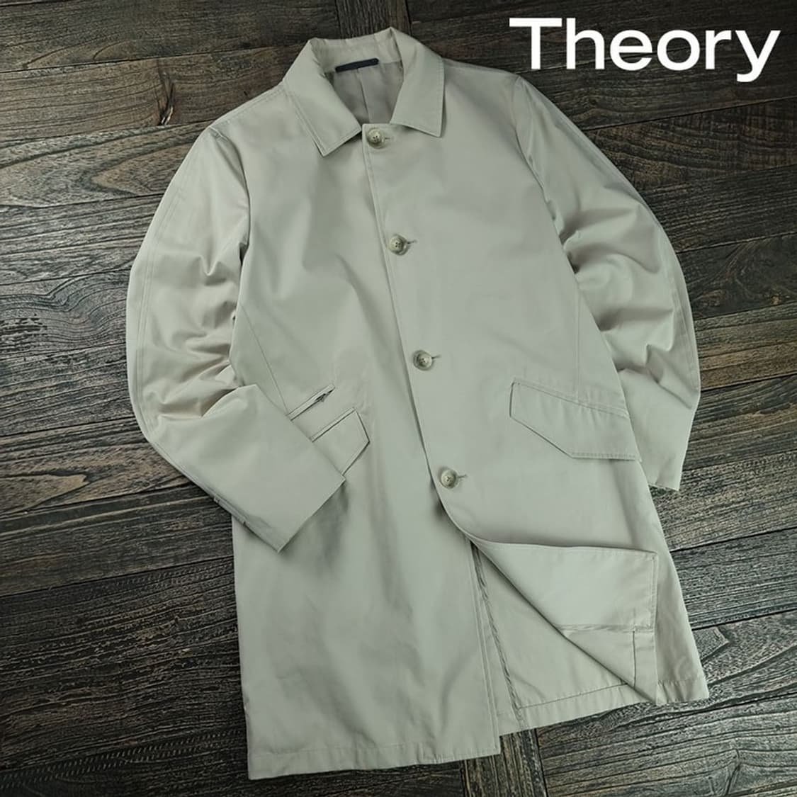 [띠어리] 미니멀 트렌치 코트 베이지 M19623 상품이미지1