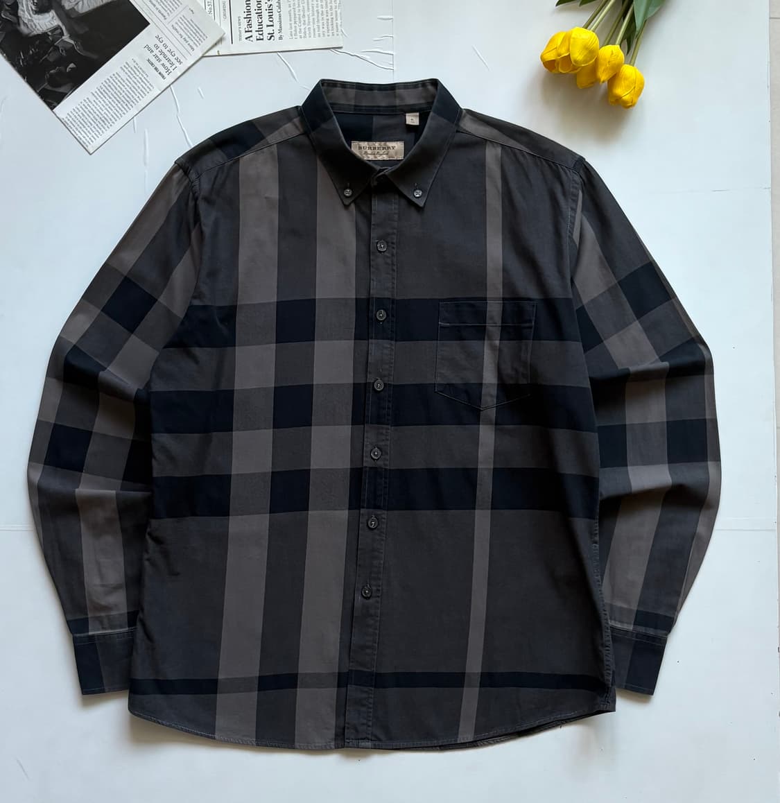Burberry 버버리 차콜 노바 체크 셔츠 상품이미지2