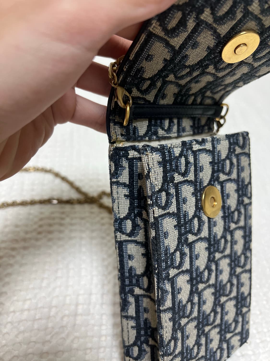 디올 오블리크 새들 버티컬백 상품이미지10