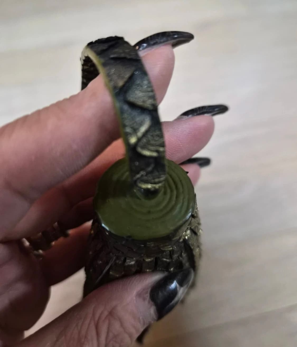 리얼 파이톤 (뱀피) 태슬 장식 (미사용) 상품이미지6