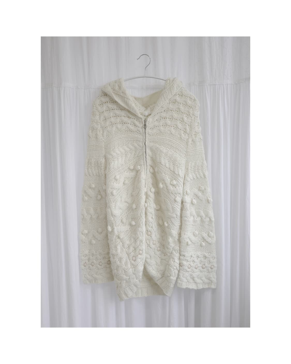 pompom knit cardigan 상품이미지1