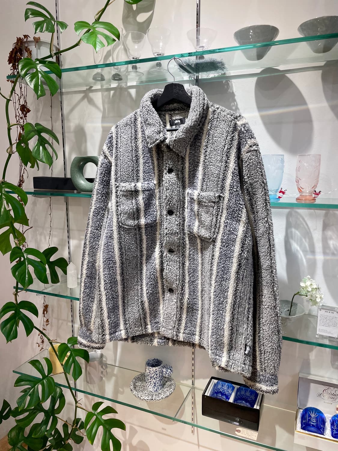 스투시 sherpa shirt jacket 상품이미지3