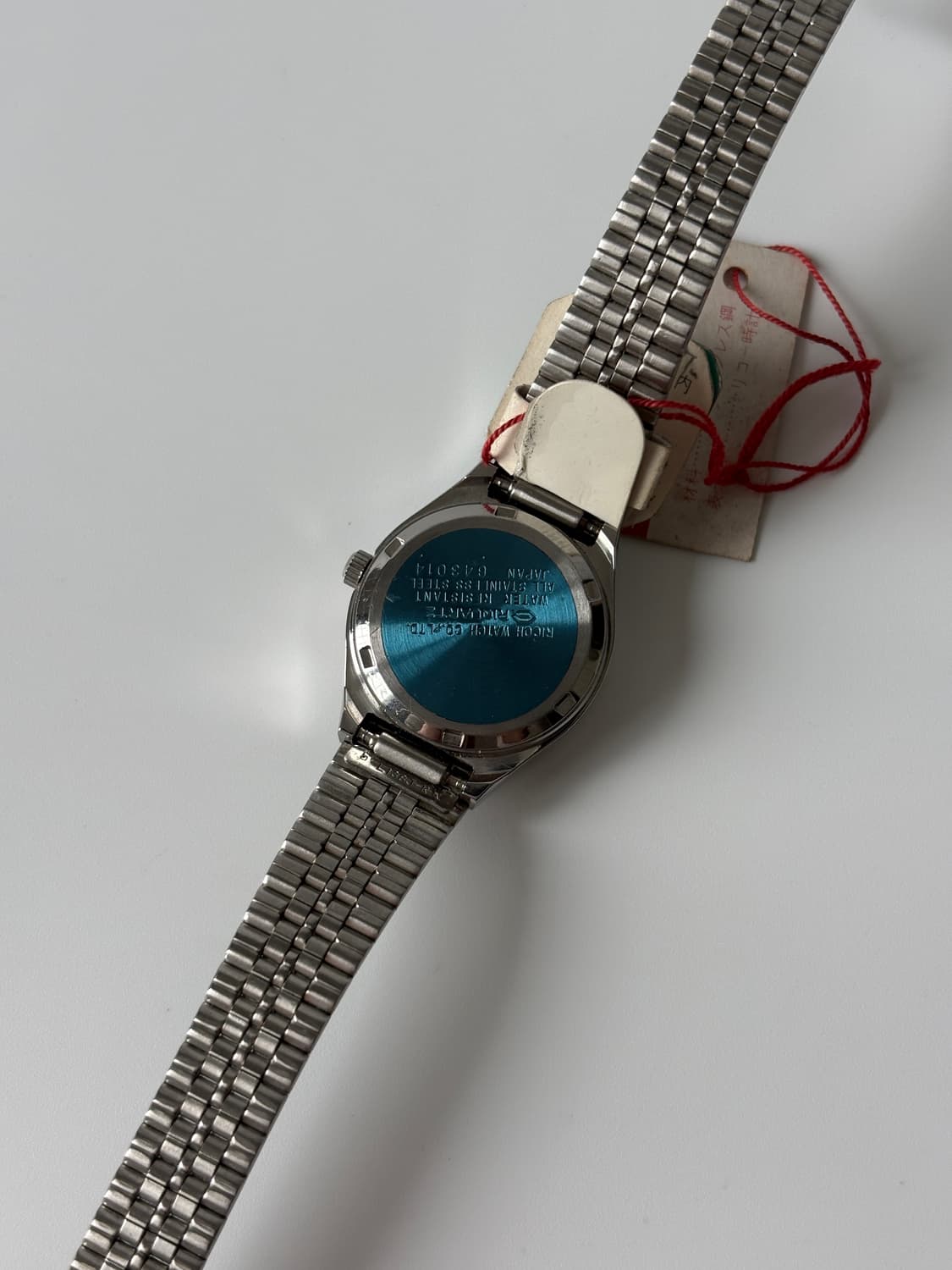 리코 1980년대 빈티지 시계 실버 쿼츠 여성 데드스탁 상품이미지6