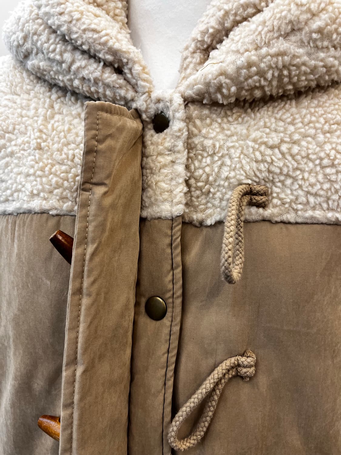 As Know As Pinky 셰르파 패널 후드 코트 상품이미지7