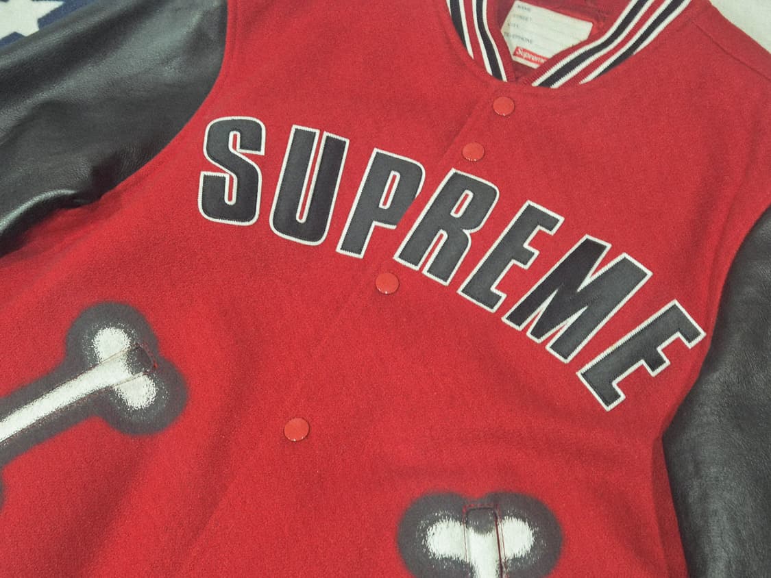 SUPREME 슈프림 치토 본 레더 바시티 자켓 상품이미지2
