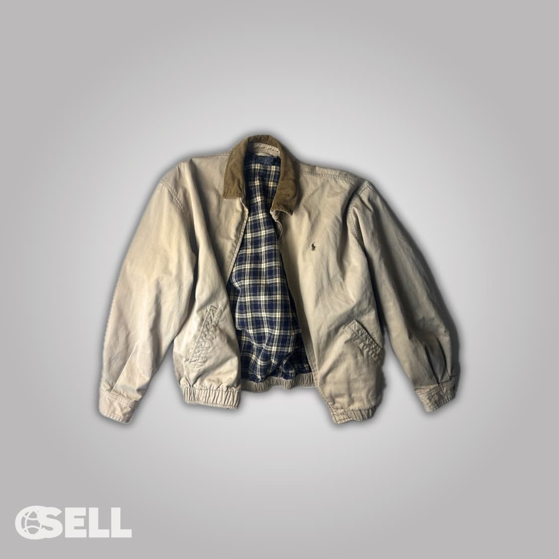 폴로 안감체크 자켓 상품이미지1
