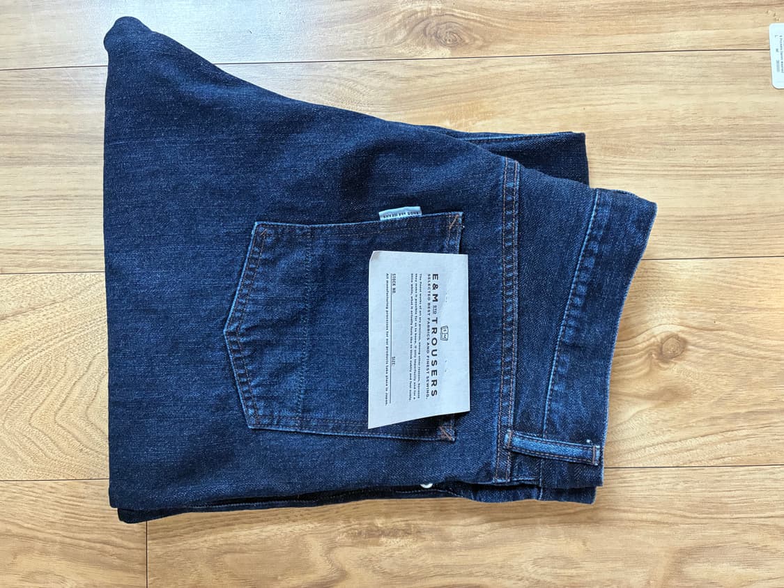 Ends and means denim 5p L 워시드 인디고 상품이미지2