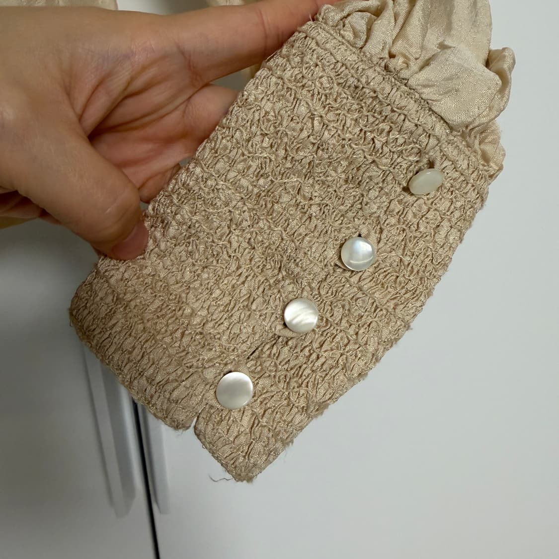 🏷️FUMIKAUCHIDA 후미카우치다 실크100 블라우스 상품이미지3