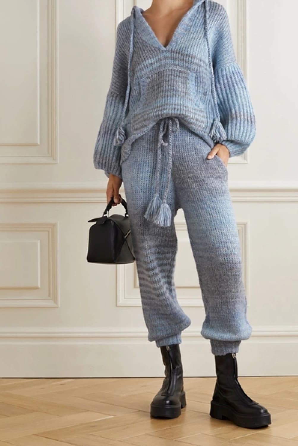 러브 쉑 팬시 하늘 니트 팬츠  상품이미지1