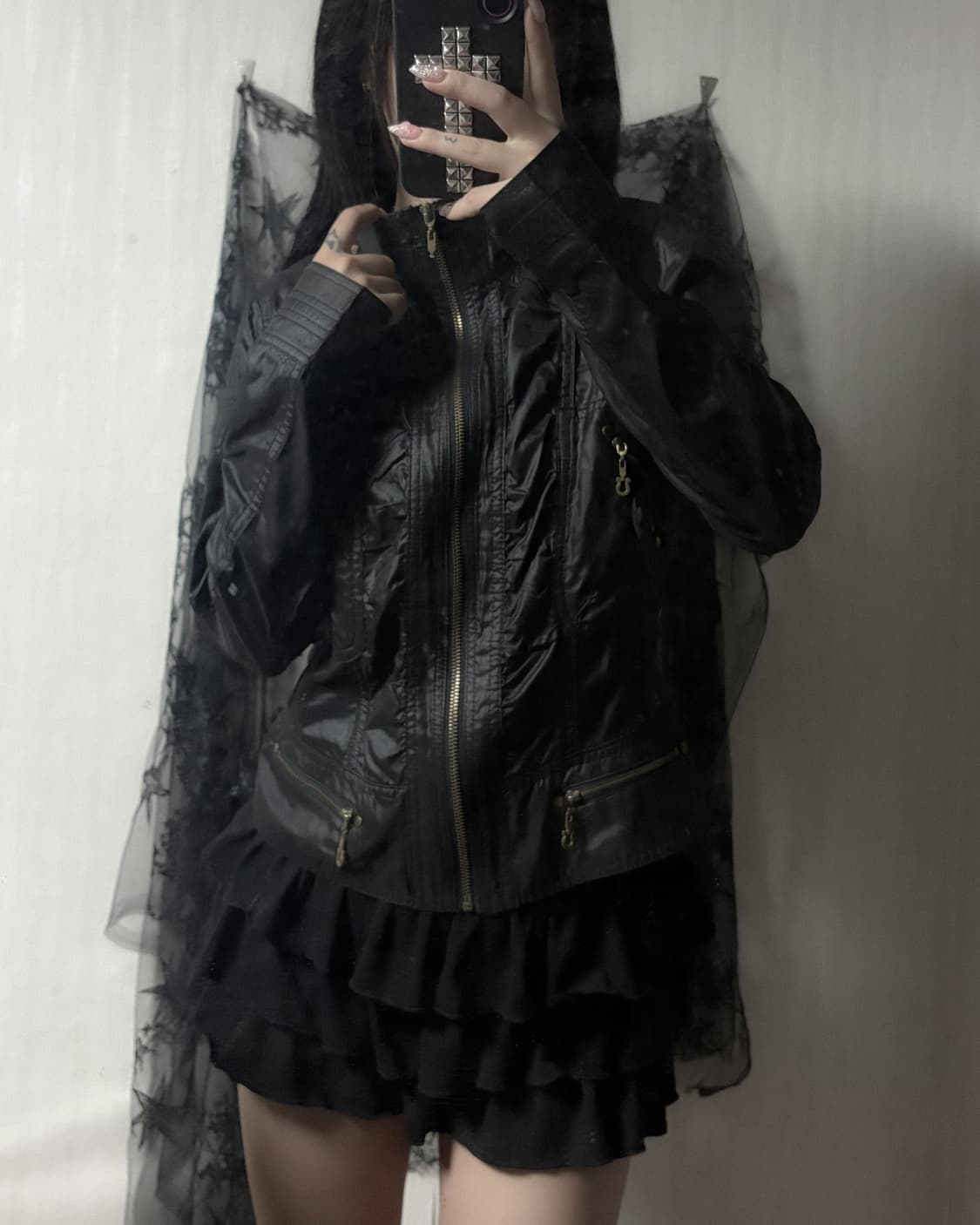 펑크 y2k 지퍼 포인트 자켓  상품이미지3