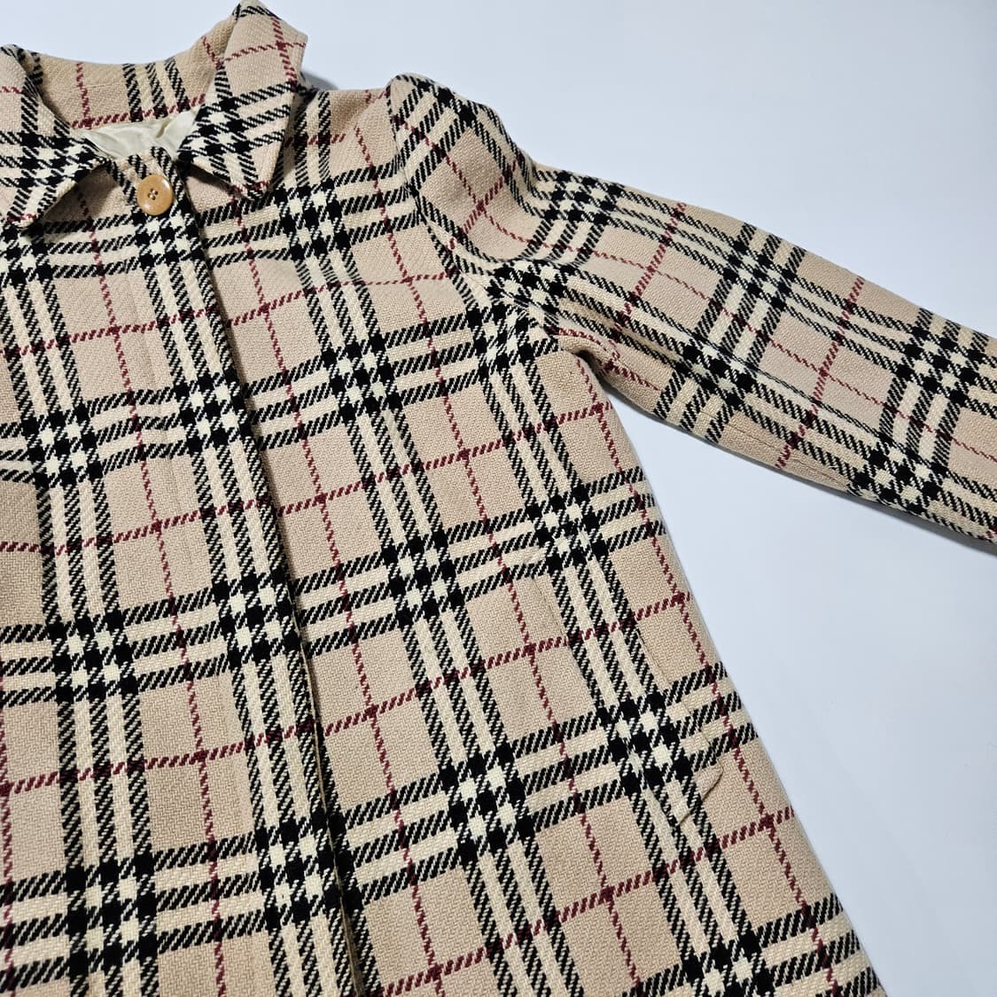 버버리 노바체크 울 코트[S] 상품이미지2