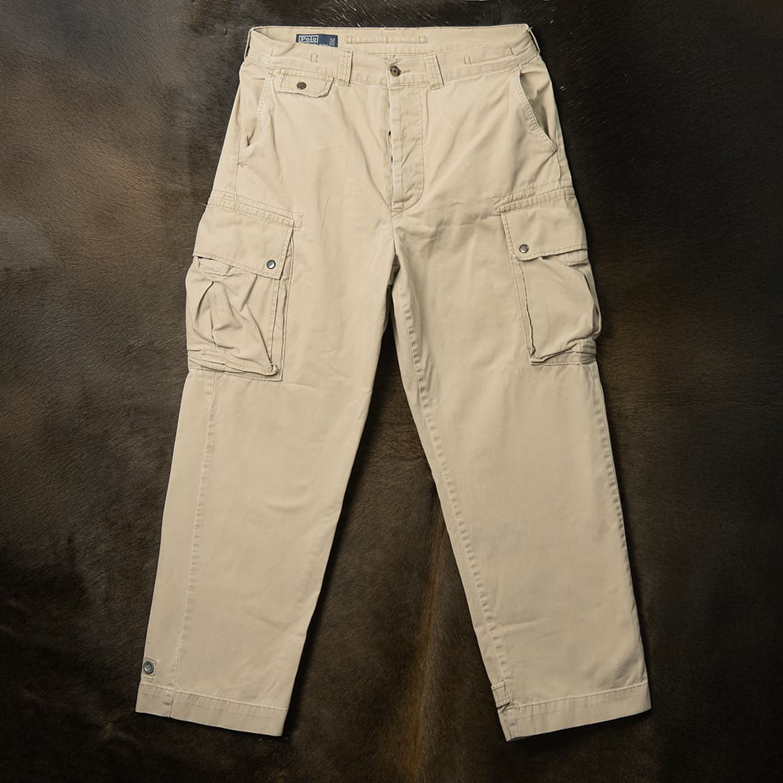 [35] 90s~ 폴로 랄프로렌 밀리터리 카고팬츠 샌드 베이지  상품이미지1