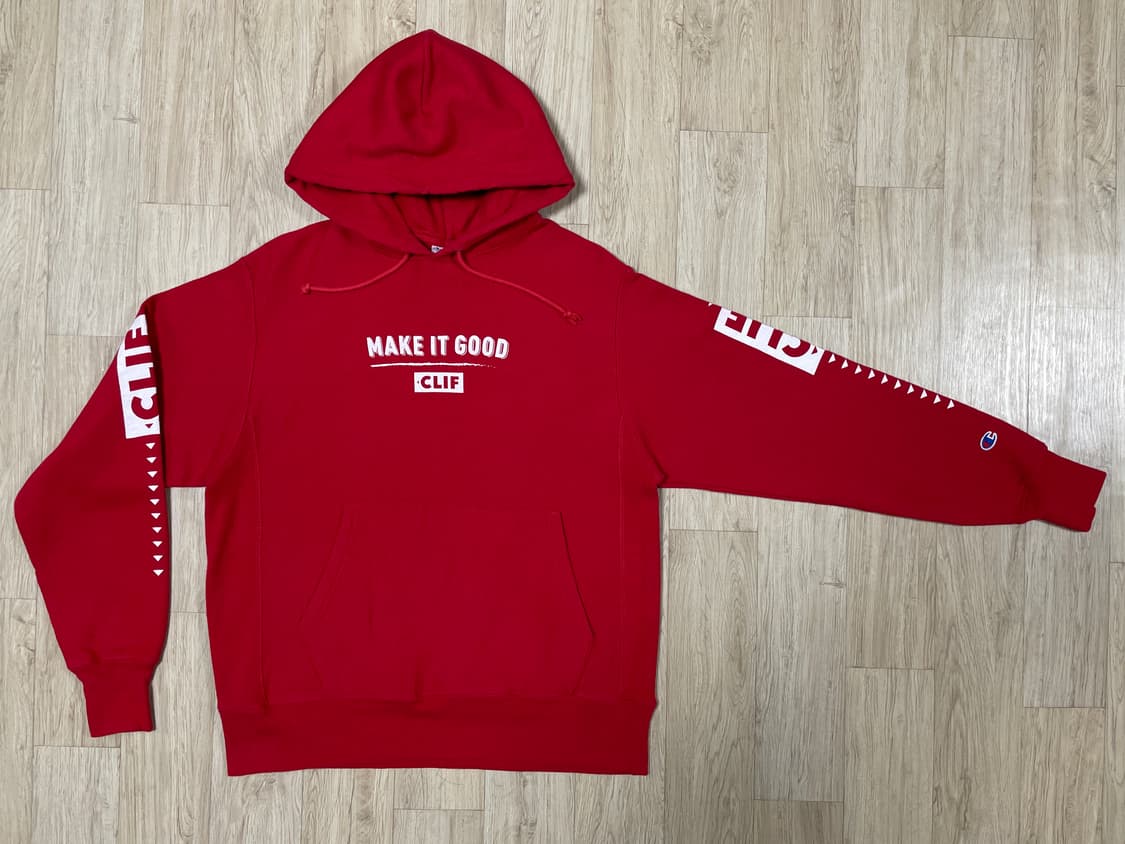 105) 00's 챔피온X클리프바 리버스위브 후드티 상품이미지2