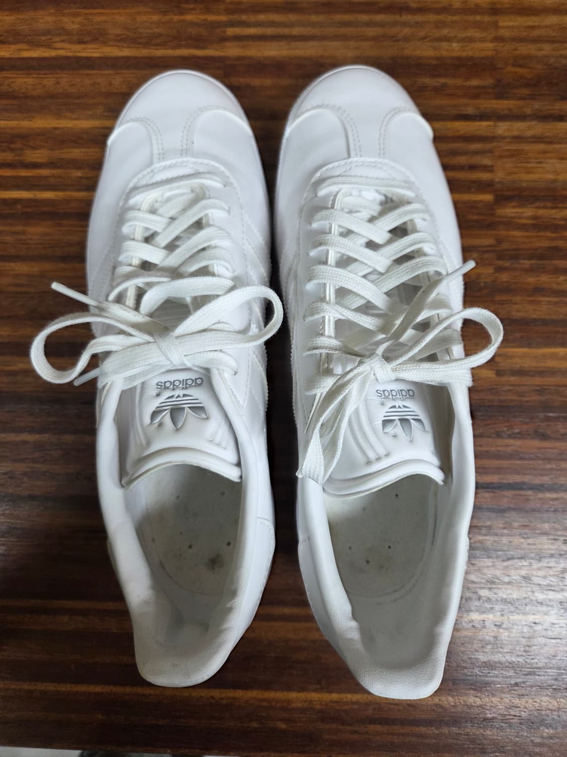 아디다스 가젤 레더 트리플화이트 255 상품이미지2